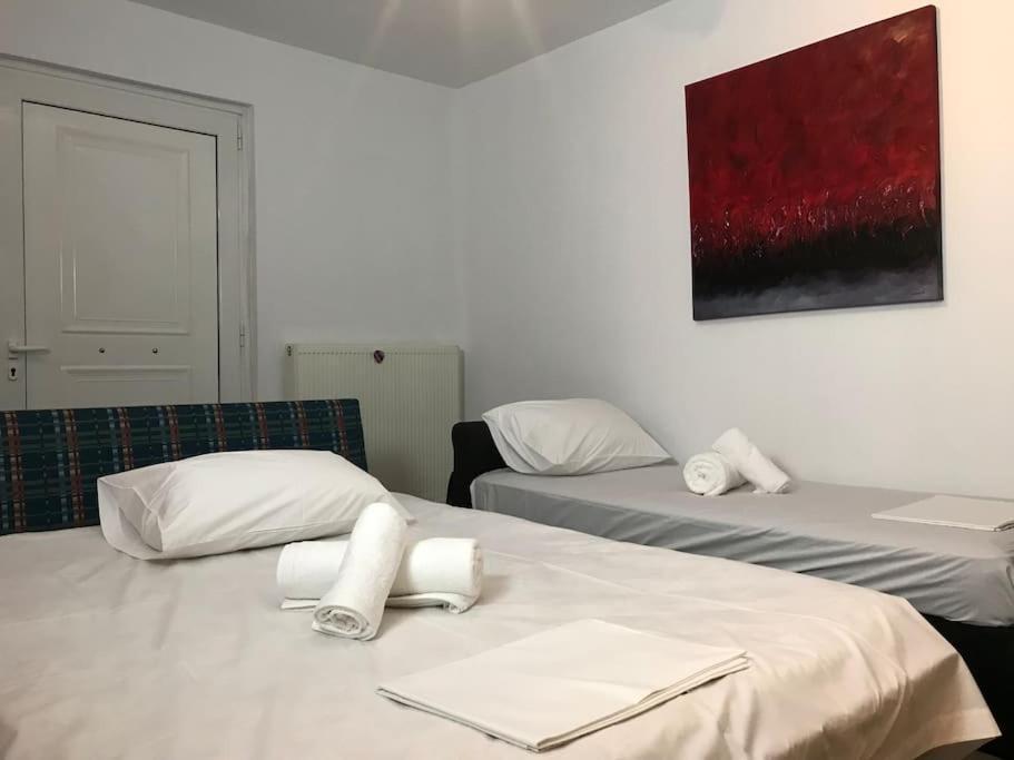 5 Min From Papageorgiou Free Indoor Parking Apartman Szaloniki Kültér fotó